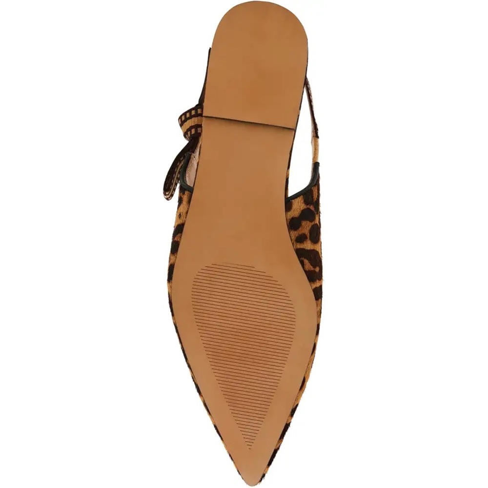 NWOB $99 Steve Madden Olsen Real Fur Leather-lined Ballet Flats 7M - Picture 6 of 8